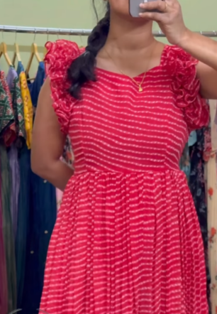 Ruby Stripe Grace – Georgette Maxi Dress